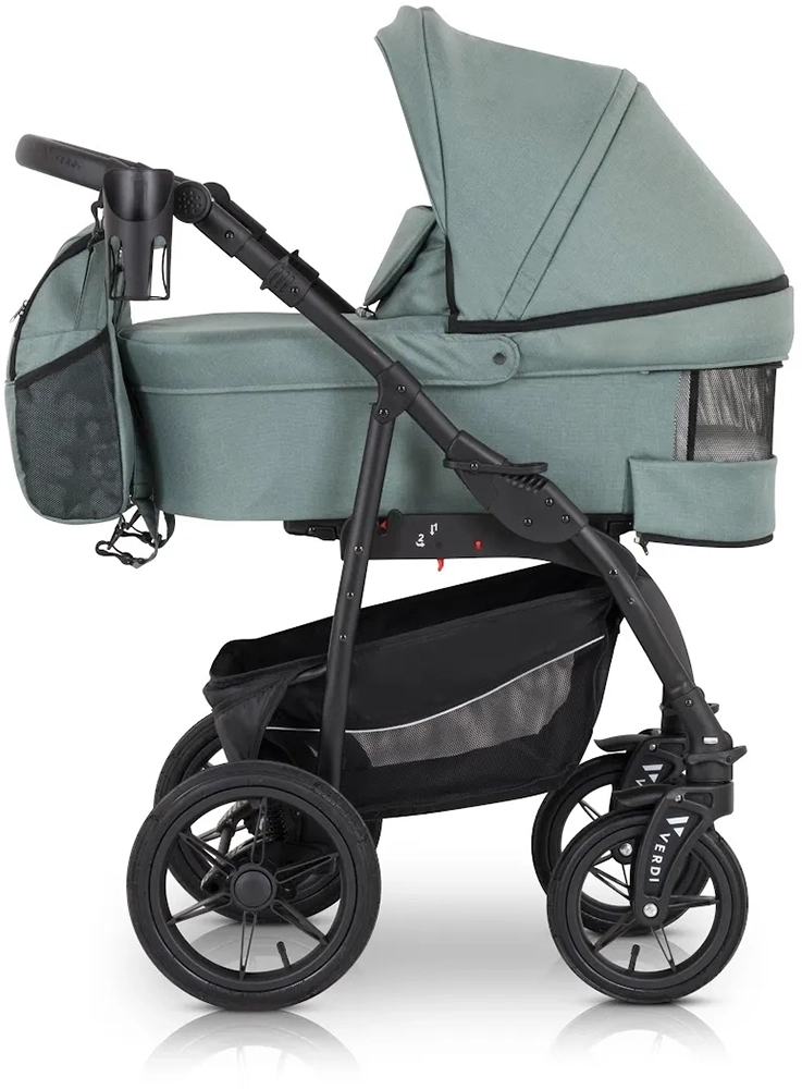 Коляска 3 в 1 Verdi Sonic Comfort 9023-VC-04, mint fabric