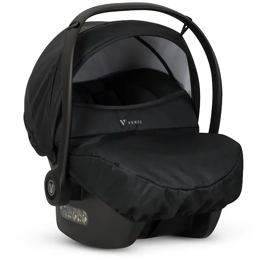 Коляска 3 в 1 Verdi Sonic Comfort 9023-VC-05, black fabric