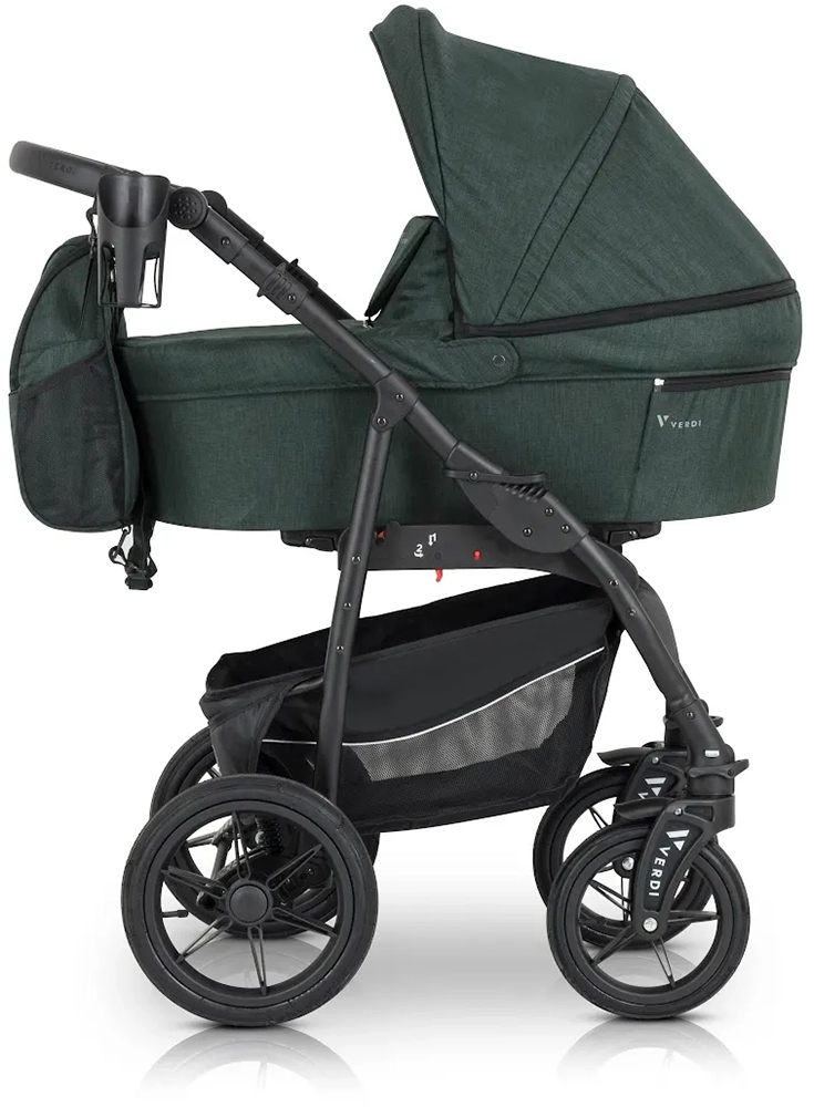 Коляска 3 в 1 Verdi Sonic Comfort 9023-VC-06, forest night fabric