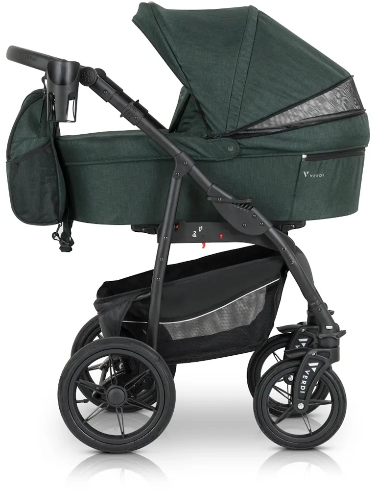 Коляска 3 в 1 Verdi Sonic Comfort 9023-VC-06, forest night fabric