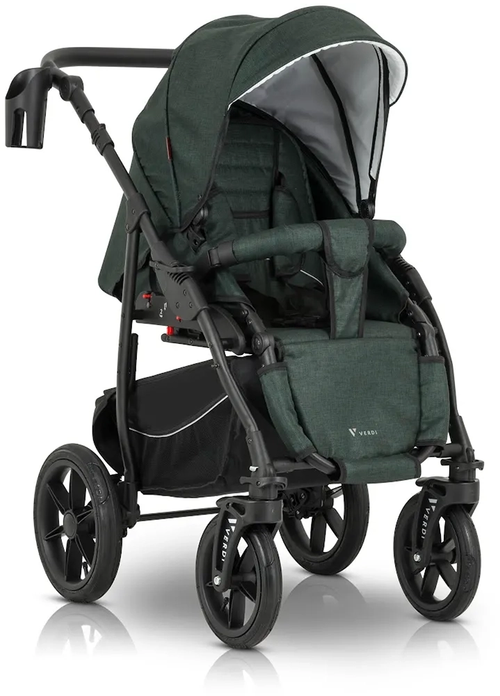 Коляска 3 в 1 Verdi Sonic Comfort 9023-VC-06, forest night fabric