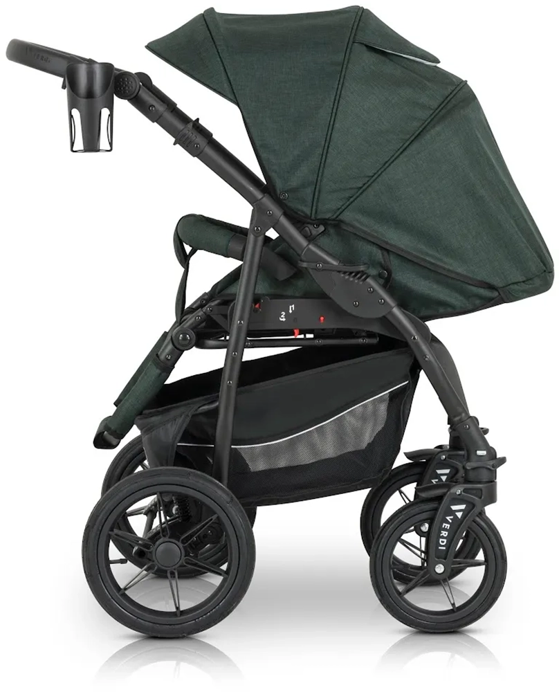 Коляска 3 в 1 Verdi Sonic Comfort 9023-VC-06, forest night fabric