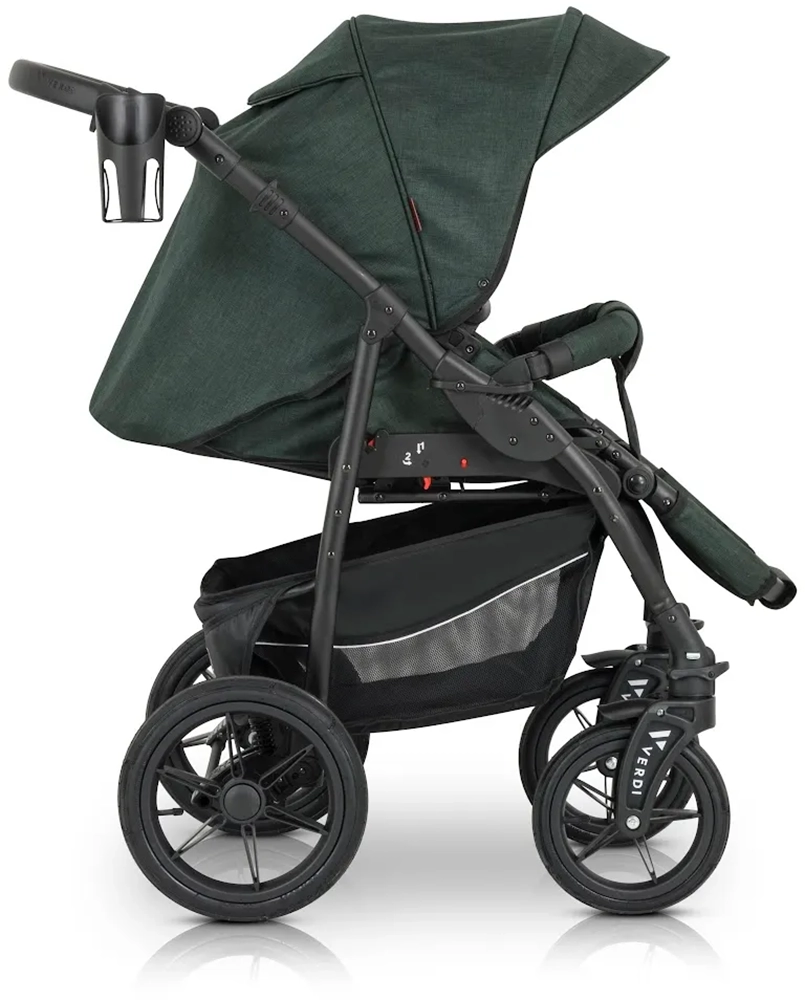 Коляска 3 в 1 Verdi Sonic Comfort 9023-VC-06, forest night fabric