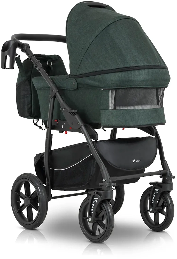 Коляска 3 в 1 Verdi Sonic Comfort 9023-VC-06, forest night fabric