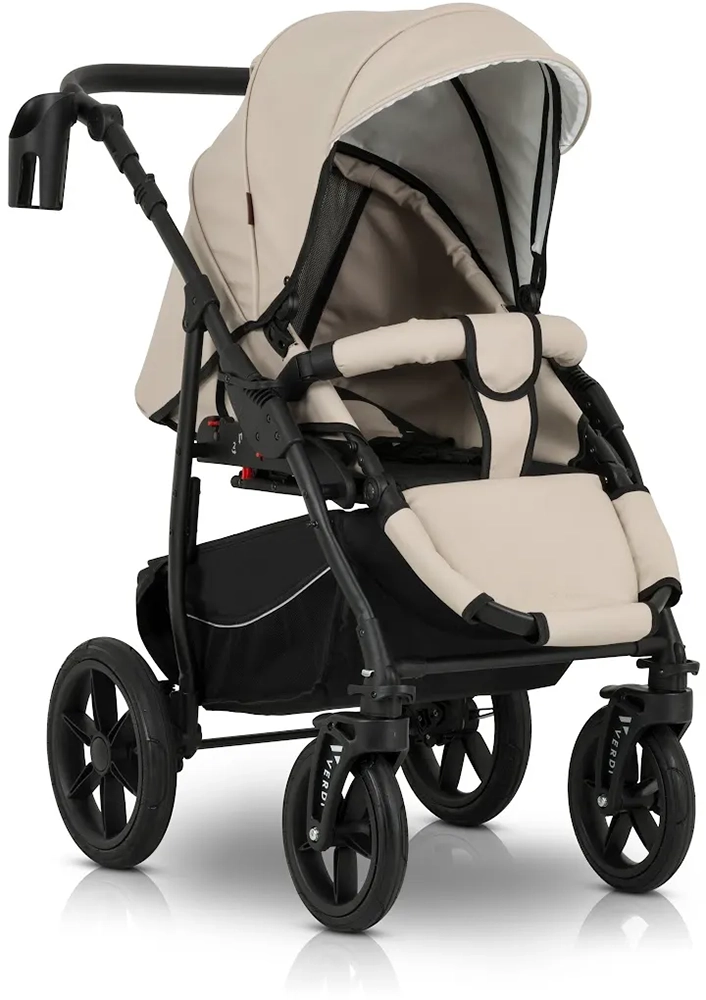 Коляска 3 в 1 Verdi Sonic Comfort 9023-VC-10, ecru skin