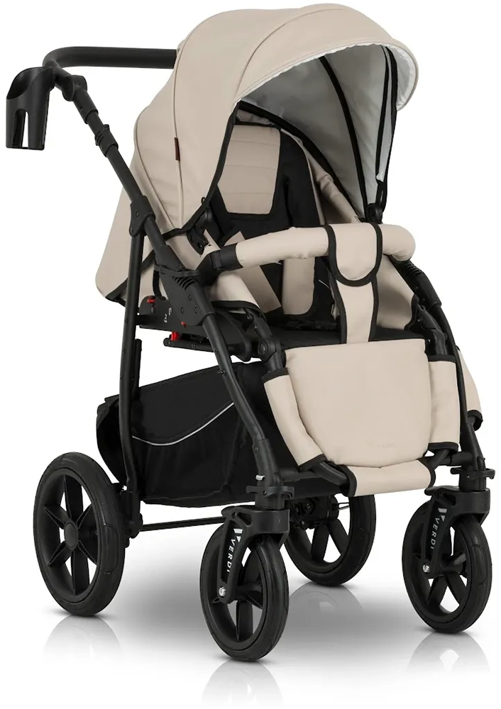 Коляска 3 в 1 Verdi Sonic Comfort 9023-VC-10, ecru skin