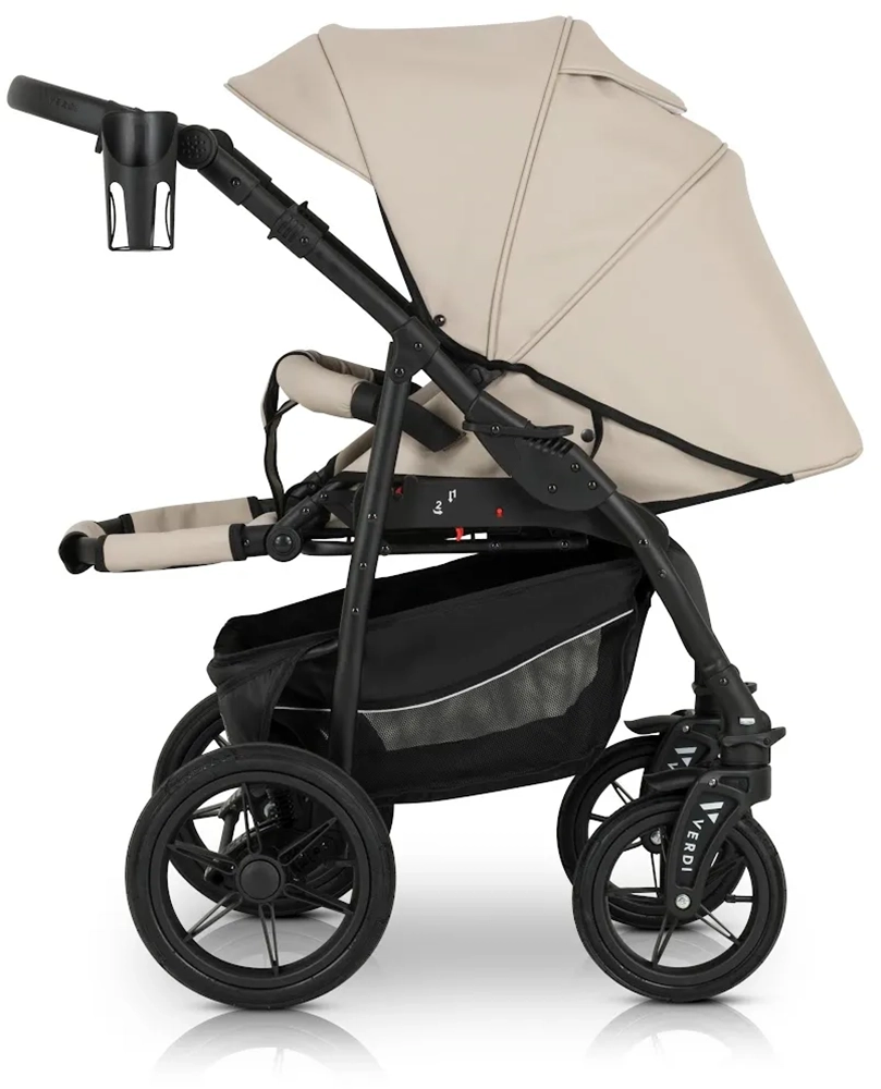Коляска 3 в 1 Verdi Sonic Comfort 9023-VC-10, ecru skin