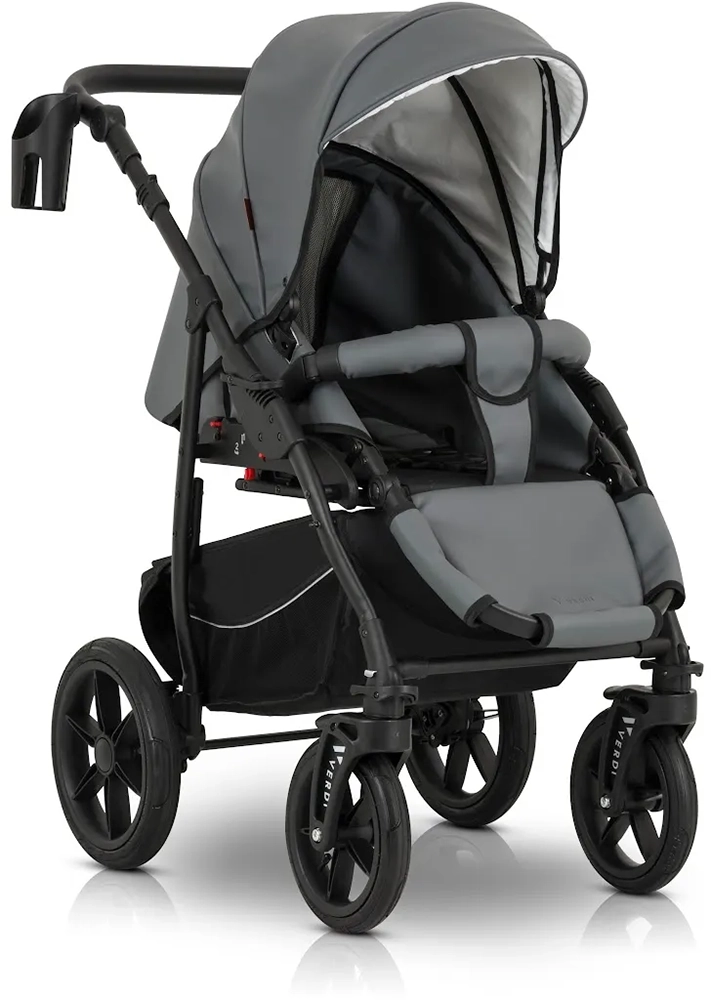 Коляска 3 в 1 Verdi Sonic Comfort 9023-VC-11, grey skin