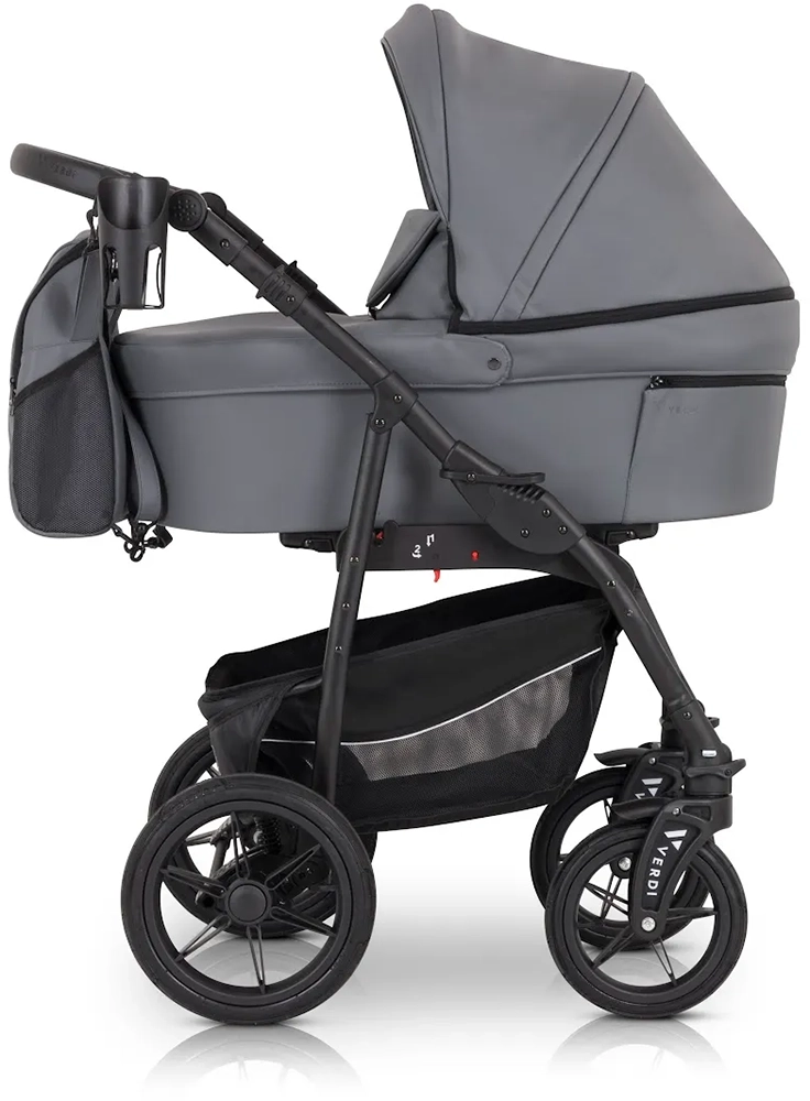 Коляска 3 в 1 Verdi Sonic Comfort 9023-VC-11, grey skin