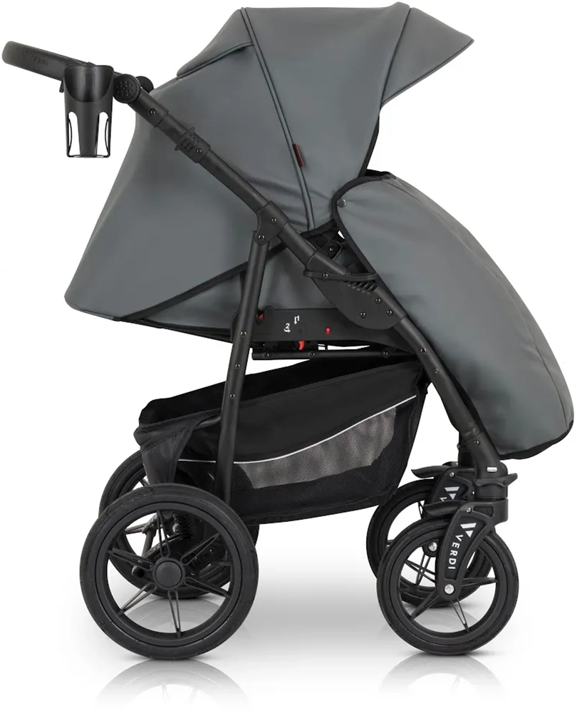 Коляска 3 в 1 Verdi Sonic Comfort 9023-VC-11, grey skin