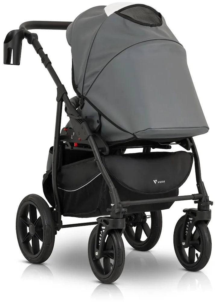 Коляска 3 в 1 Verdi Sonic Comfort 9023-VC-11, grey skin