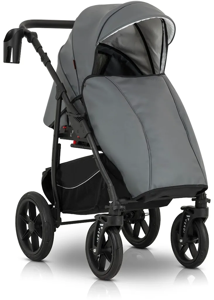 Коляска 3 в 1 Verdi Sonic Comfort 9023-VC-11, grey skin