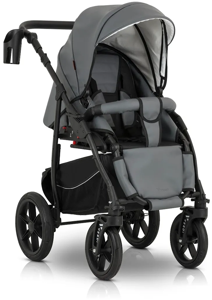 Коляска 3 в 1 Verdi Sonic Comfort 9023-VC-11, grey skin