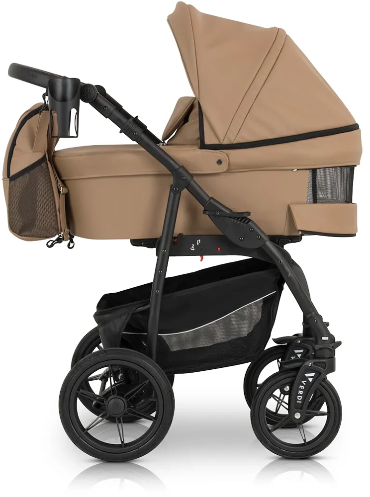 Коляска 3 в 1 Verdi Sonic Comfort 9023-VC-12, beige skin
