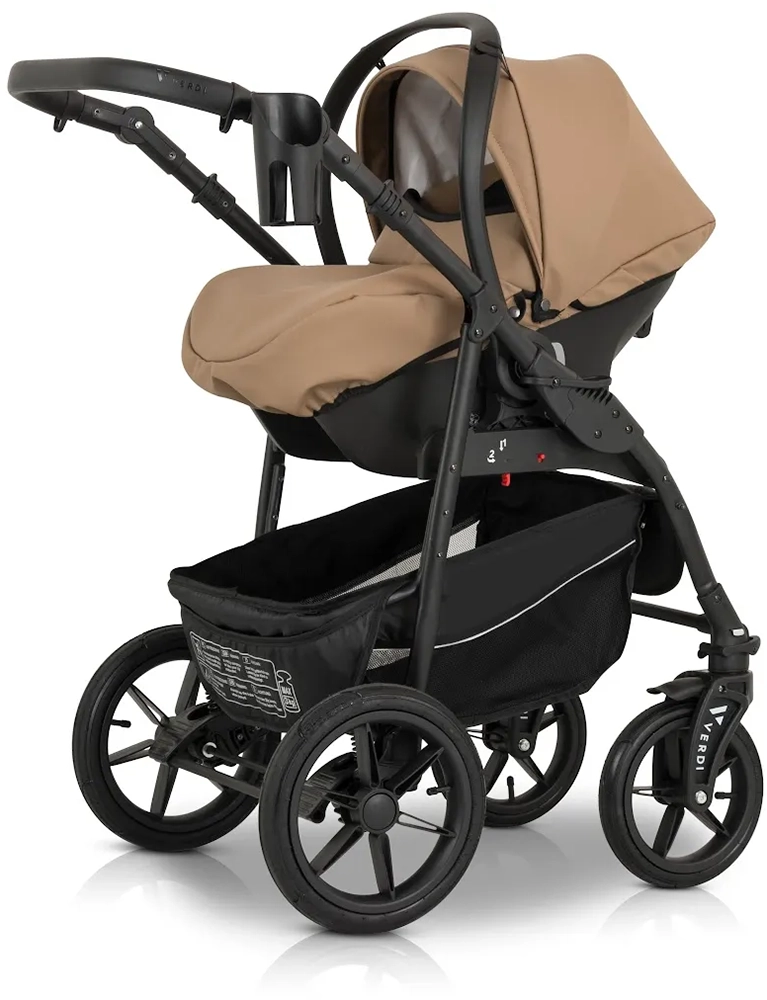 Коляска 3 в 1 Verdi Sonic Comfort 9023-VC-12, beige skin