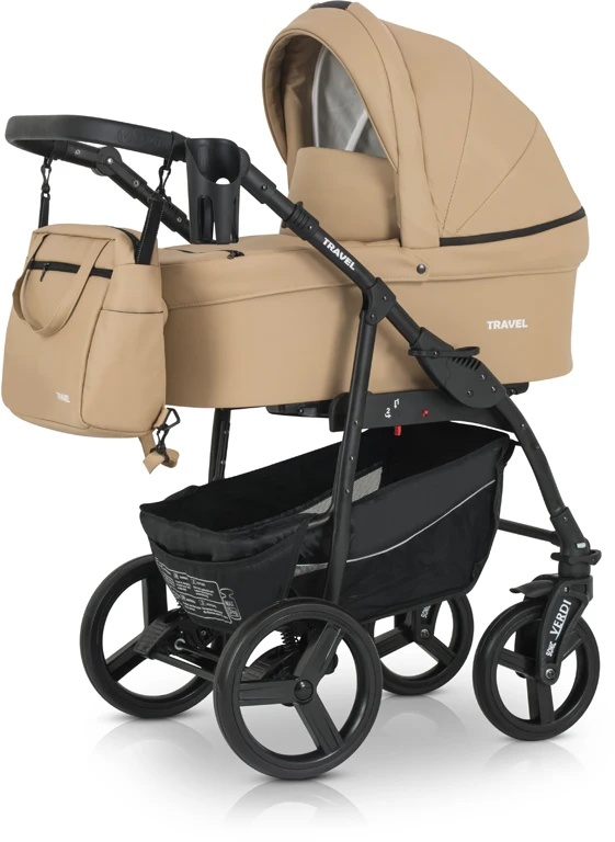 Коляска 3 в 1 Verdi Travel 9023-VTL-01, beige