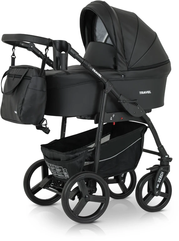 Коляска 3 в 1 Verdi Travel 9023-VTL-05, black
