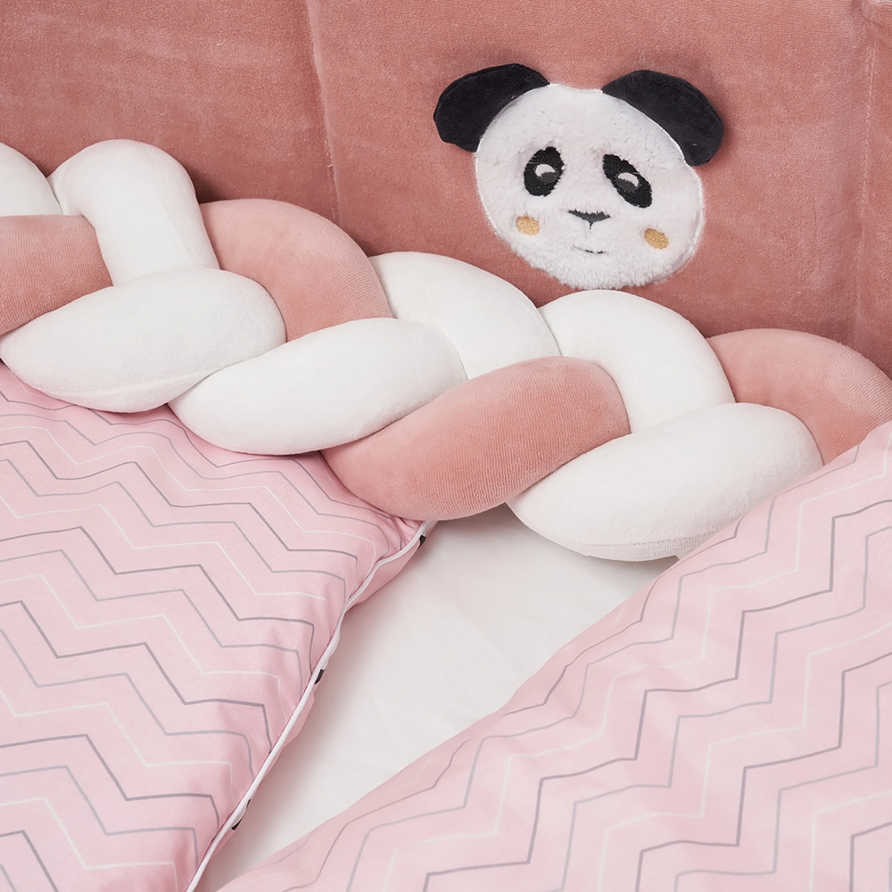 Постільний комплект 7 ел Twins Panda 4075-TP-08, pink, рожевий