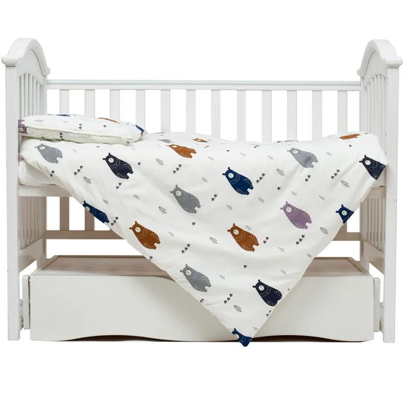 Змінна постіль 3 ел Twins Satin Limited 3026-TSL-09, bear