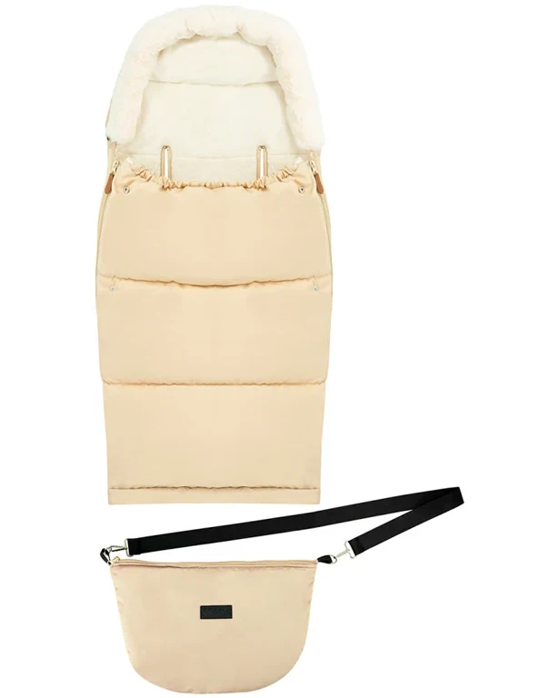 Зимний конверт 2 в 1 MoMi Sleeping bag beige